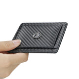 Royal Bagger RFID Ultra-thin Genuine Leather Card Holder for Men Small Card Holder Simple Coin Clip 3230