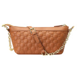 Royal Bagger Classic Quilted Chain Shoulder Bag for Women, Genuine Soft Cow Leather Underarm Purse, Fashion Handbag 3263