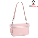 Royal Bagger RFID Blocking Coin Purse for Women Genuine Leather Portable Small Handbag Fashion Casual Clutch Wallet 2756