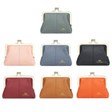 Royal Bagger RFID Blocking Coin Purse for Women, Fashion Kiss Lock Change Pouch, Genuine Leather Key & Card Holder 6120