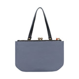 Royal Bagger Vintage RFID Coin Purse for Women, Genuine Cow Leather Handbag with Contrasting Colors and Kiss Lock Closure Storage Bag 1927