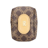 Royal Bagger RFID Mini Coin Purse for Women – Signature Coated Canvas & Vegetable-Tanned Cowhide Leather, Small Wallet Pouch for Keys, Earphones & Essentials 7603