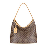 Royal Bagger Retro Tote Bag for Women, Large Capacity Handbag & Fashion Shoulder Purse, Signature Canvas & Leather 5269