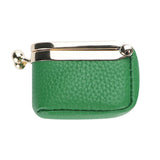 Royal Bagger Genuine Leather Jewelry Box, Mini Case for Rings, Necklaces & Earrings, Kiss Lock Coin Purse for Women 3203