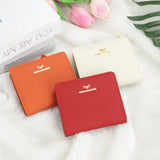 Royal Bagger RFID Short Wallets for Women Genuine Leather Multi-card Slots Card Holder Casual Coin Purse Bifold Wallet 2133