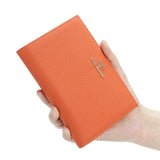 Royal Bagger Genuine Leather RFID Blocking Passport Wallets, Casual Style Credit Card Holder for Women, Travel Wallet Purse 3090