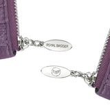 Royal Bagger RFID Blocking Women's Short Wallet Genuine Leather Multi-card Slots Card Holder Trifold Purse Magnetic Opening 2063