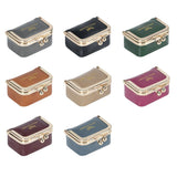 Small Size, Royal Bagger Retro Genuine Leather Mini Kiss Lock Coin Purse – Women's Jewelry Box for Earrings, Rings & More 3894