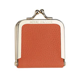 Royal Bagger Genuine Leather Mini Jewelry Box, Ring & Necklace Storage, Slim Coin Purse with Kiss Lock for Women 3120