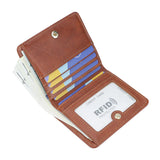 Royal Bagger RFID Vintage Short Wallets for Men Genuine Leather Card Holder Simple Thin Bifold Wallet 3001