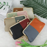 Royal Bagger RFID Blocking Genuine Leather Clutch Purse for Women, Elegant Evening Wallet with Kiss Lock, Phone Holder 2868