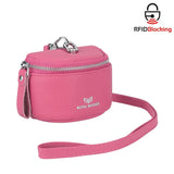 Royal Bagger Cute Mini Coin Purse for Women - RFID Blocking, Genuine Leather Change Pouch Fashion Simple Storage Bag 2900