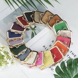 Royal Bagger Genuine Leather Mini Jewelry Box, Ring & Necklace Storage, Slim Coin Purse with Kiss Lock for Women 3120