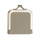 Royal Bagger Genuine Leather Mini Jewelry Box, Ring & Necklace Storage, Slim Coin Purse with Kiss Lock for Women 3120