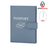 Royal Bagger RFID Genuine Leather Passport Wallet for Women, Casual Travel Wallets and Card Holder with SIM Card Pin Tool 3220