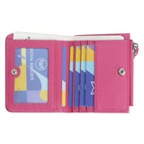 Royal Bagger RFID Blocking Genuine Leather Short Wallet for Women - Slim Bifold Coin Purse, Fashionable & Simple Design 3201