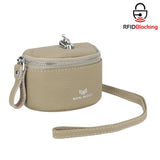 Royal Bagger Cute Mini Coin Purse for Women - RFID Blocking, Genuine Leather Change Pouch Fashion Simple Storage Bag 2900