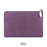 Royal Bagger RFID Blocking Women's Short Wallet Genuine Leather Multi-card Slots Card Holder Trifold Purse Magnetic Opening 2063