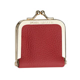 Royal Bagger Genuine Leather Mini Jewelry Box, Ring & Necklace Storage, Slim Coin Purse with Kiss Lock for Women 3120