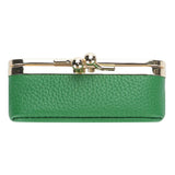 Royal Bagger Genuine Leather Jewelry Box, Mini Case for Rings, Necklaces & Earrings, Kiss Lock Coin Purse for Women 3203