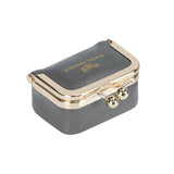 Small Size, Royal Bagger Retro Genuine Leather Mini Kiss Lock Coin Purse – Women's Jewelry Box for Earrings, Rings & More 3894