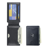 Royal Bagger Carbon Fiber Men's Wallet, Quick Card Access, RFID Blocking, 12 - Card Capacity with ID Window & Magnetic Closure 3246
