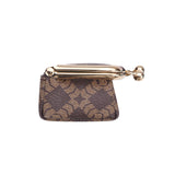 Royal Bagger Mini Jewelry Box – RFID Coated Canvas & Leather Organizer for Rings, Necklaces & Earrings, Women's Kiss Lock Purse 5125