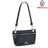 Royal Bagger RFID Blocking Coin Purse for Women Genuine Leather Portable Small Handbag Fashion Casual Clutch Wallet 2756