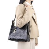 Royal Bagger Genuine Cow Leather Crossbody Bag for Women, Retro Fashion Underarm Shoulder Purse, Large Capacity 3268