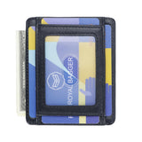 Royal Bagger RFID Blocking Compact Men's Card Case, Durable Black Leather, Secure Daily Storage for Cards and Cash 3247