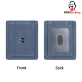 Royal Bagger RFID Ultra-thin Genuine Leather Card Holder for Men Small Card Holder Simple Coin Clip 3230