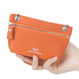 Royal Bagger RFID Blocking Coin Purse for Women Genuine Leather Portable Small Handbag Fashion Casual Clutch Wallet 2756