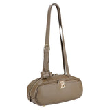 Royal Bagger Genuine Cow Leather Shoulder Handbag for Women, Cylinder Purse with Adjustable Strap, Fashion Women's Bag 3249