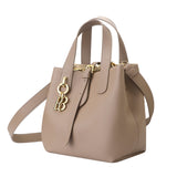 Royal Bagger Women Genuine Cow Leather Bucket Bag Elegant Crossbody Shoulder Purse Basket Handbag 3262