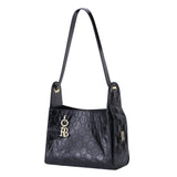 Royal Bagger Genuine Cow Leather Crossbody Bag for Women, Retro Fashion Underarm Shoulder Purse, Large Capacity 3268