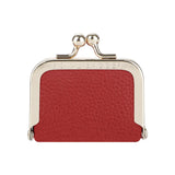 Royal Bagger Genuine Leather Mini Coin Purse, Solid Color Kiss Lock Change Pouch, Casual Style Small Storage Bag for Women 1894