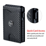 Royal Bagger Carbon Fiber Men's Wallet, Quick Card Access, RFID Blocking, 12 - Card Capacity with ID Window & Magnetic Closure 3246