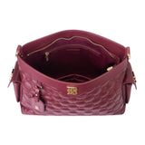 Royal Bagger Genuine Cow Leather Quilted Crossbody Bag, Large Capacity Tote Handbag, Chain Shoulder Purse for Women 3270