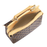 Royal Bagger Coated Canvas & Vegetable-Tanned Leather Shoulder & Crossbody Bag – Large Capacity Top Handle Purse 5248