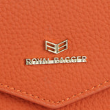 Royal Bagger Envelop Long Wallet - RFID Blocking Simple Solid Color Multi-card Slots Card Holder Genuine Leather Purse 2480