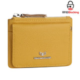 Royal Bagger Genuine Leather Women's Coin Purse - RFID Blocking Small Wallet, Casual Zipper Change Pouch for Daily Use 3200