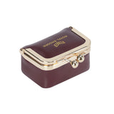 Small Size, Royal Bagger Retro Genuine Leather Mini Kiss Lock Coin Purse – Women's Jewelry Box for Earrings, Rings & More 3894