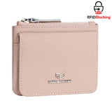 Royal Bagger Genuine Leather Women's Coin Purse - RFID Blocking Small Wallet, Casual Zipper Change Pouch for Daily Use 3200