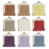 Royal Bagger Genuine Leather Mini Jewelry Box, Ring & Necklace Storage, Slim Coin Purse with Kiss Lock for Women 3120