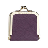 Royal Bagger Genuine Leather Mini Jewelry Box, Ring & Necklace Storage, Slim Coin Purse with Kiss Lock for Women 3120