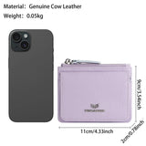 Royal Bagger Genuine Leather Women's Coin Purse - RFID Blocking Small Wallet, Casual Zipper Change Pouch for Daily Use 3200