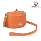 Royal Bagger Cute Mini Coin Purse for Women - RFID Blocking, Genuine Leather Change Pouch Fashion Simple Storage Bag 2900