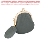 Royal Bagger Mini Coin Purses for Women Genuine Cow Leather Small Clip Pouch Fashion Clutch Lipstick Bag Key Bags 1501