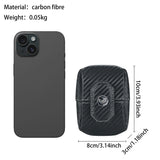 Royal Bagger Carbon Fiber Coin Purses for Men, RFID Slim Minimalist Wallet, Lightweight Large-Capacity Card & Cash Holder 4603