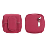 Royal Bagger Mini Lychee Pattern Coin Purse, Solid Color Buckle Key Earphone Storage Bag, Casual Change Pouch for Daily Use 1603